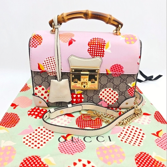 ✨️Super Rare . Authentic Gucci Bamboo Padlock Bag - Picture 3 of 16